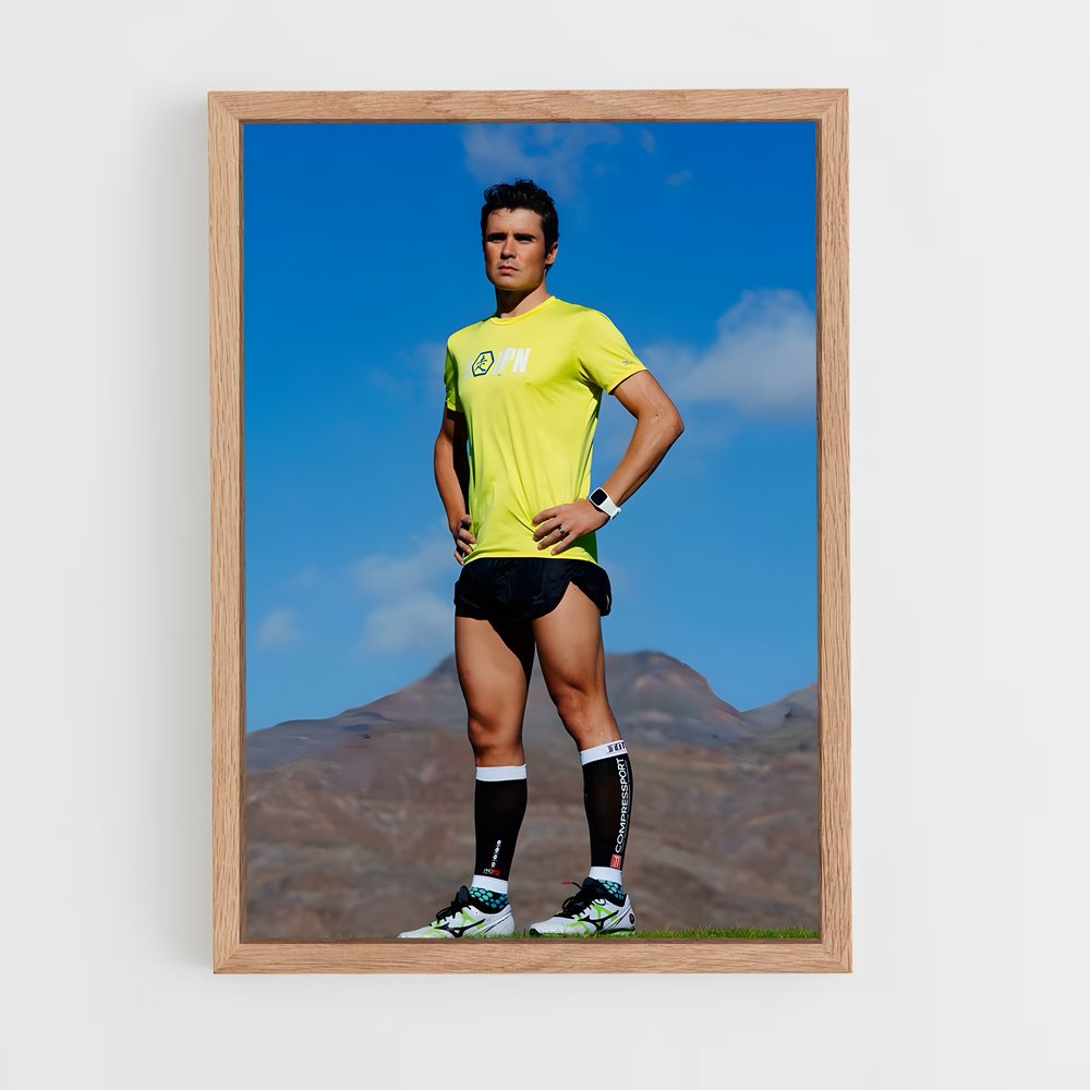 Poster Javier capturée – affiche Athlétisme (vue 4)